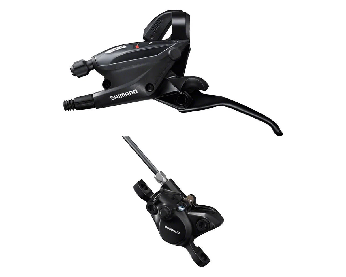 Shimano Altus ST-EF505 Hydraulic Disc Brake/Lever Set (Black) (Caliper Included) (Left) (Post Mount) (2x) (Resin Pad)